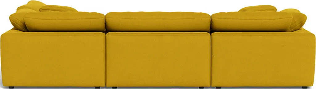 Fluffy 4 Piece Sectional w/Otto