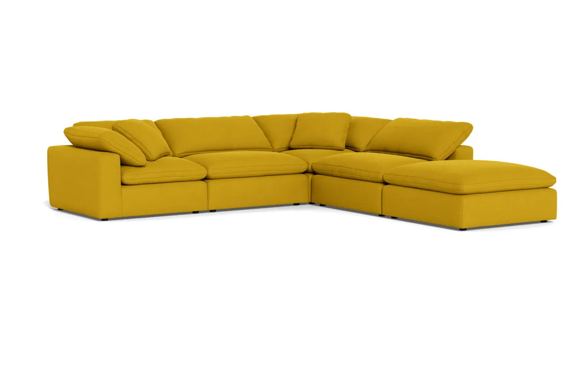 Fluffy 4 Piece Sectional w/Otto