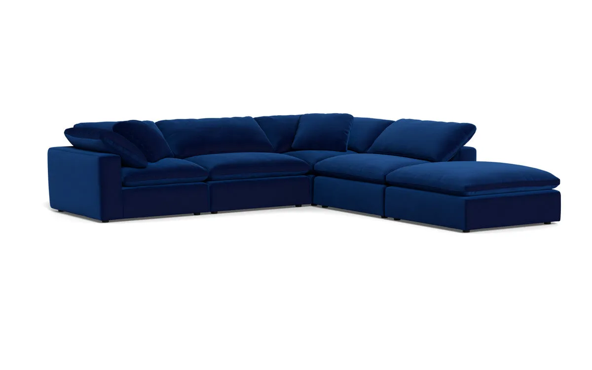 Fluffy 4 Piece Sectional w/Otto