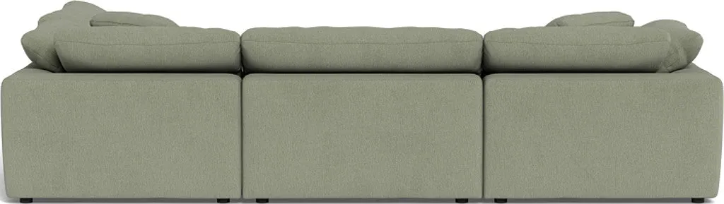 Fluffy 4 Piece Sectional w/Otto