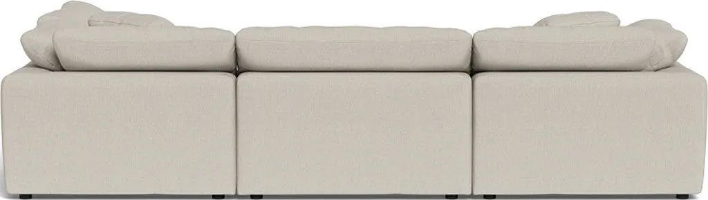 Fluffy 4 Piece Sectional w/Otto