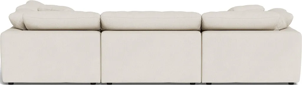 Fluffy 4 Piece Sectional w/Otto