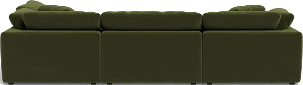 Fluffy 4 Piece Sectional w/Otto