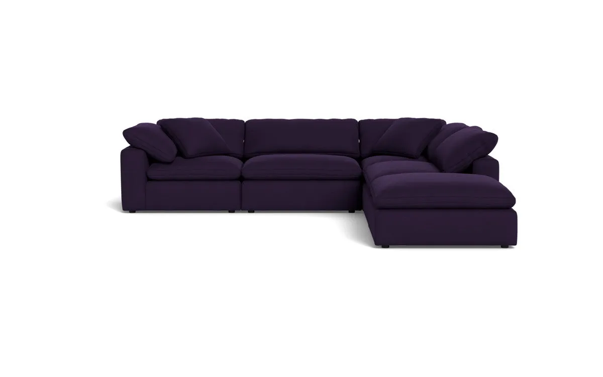 Fluffy 4 Piece Sectional w/Otto