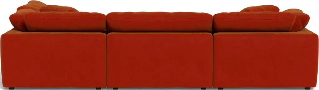 Fluffy 4 Piece Sectional w/Otto