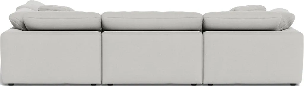 Fluffy 4 Piece Sectional w/Otto