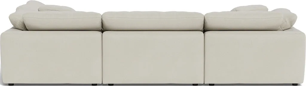 Fluffy 4 Piece Sectional w/Otto