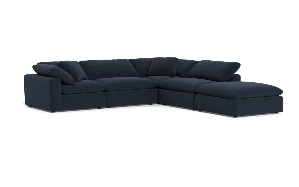Fluffy 4 Piece Sectional w/Otto