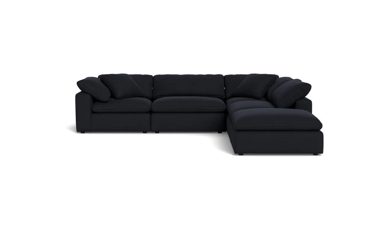 Fluffy 4 Piece Sectional w/Otto