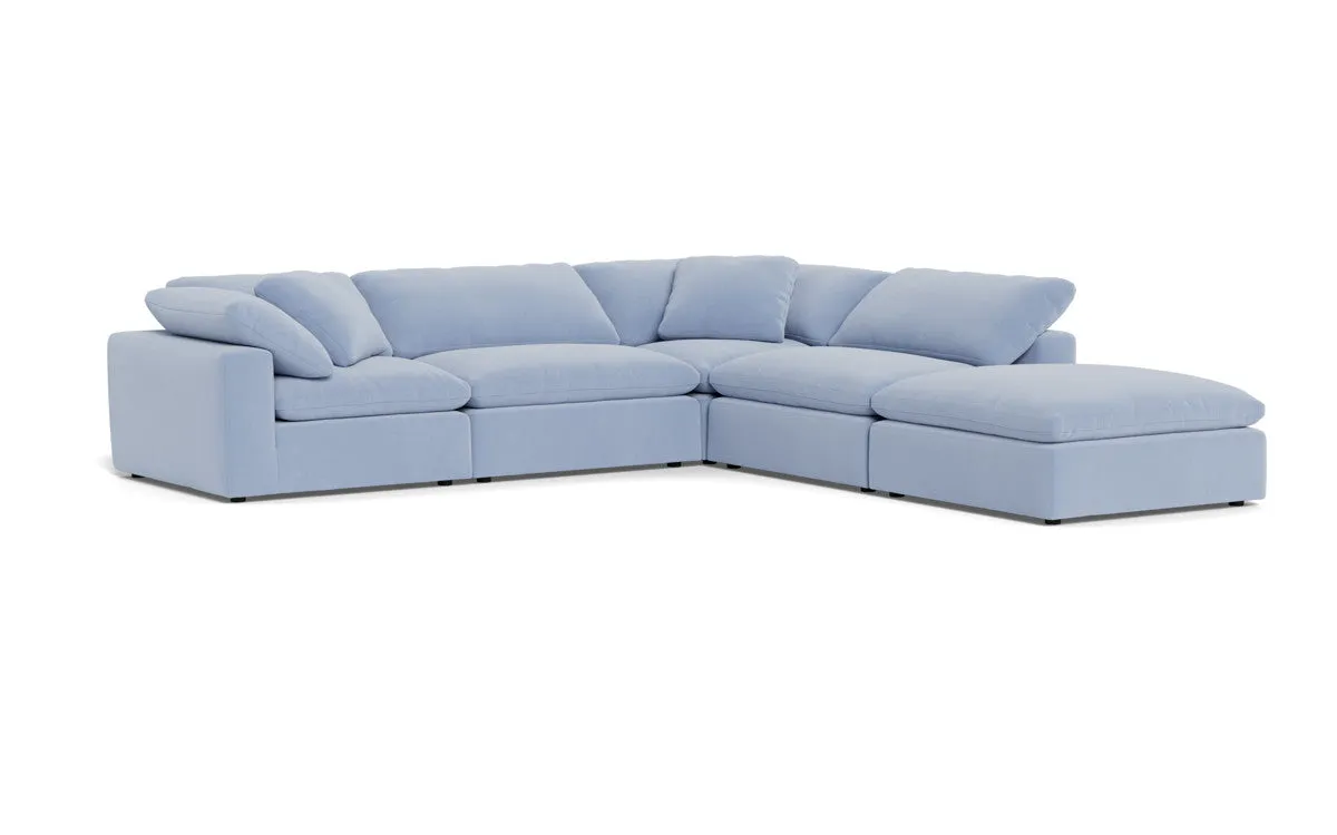 Fluffy 4 Piece Sectional w/Otto