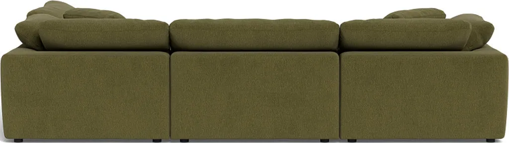 Fluffy 4 Piece Sectional w/Otto