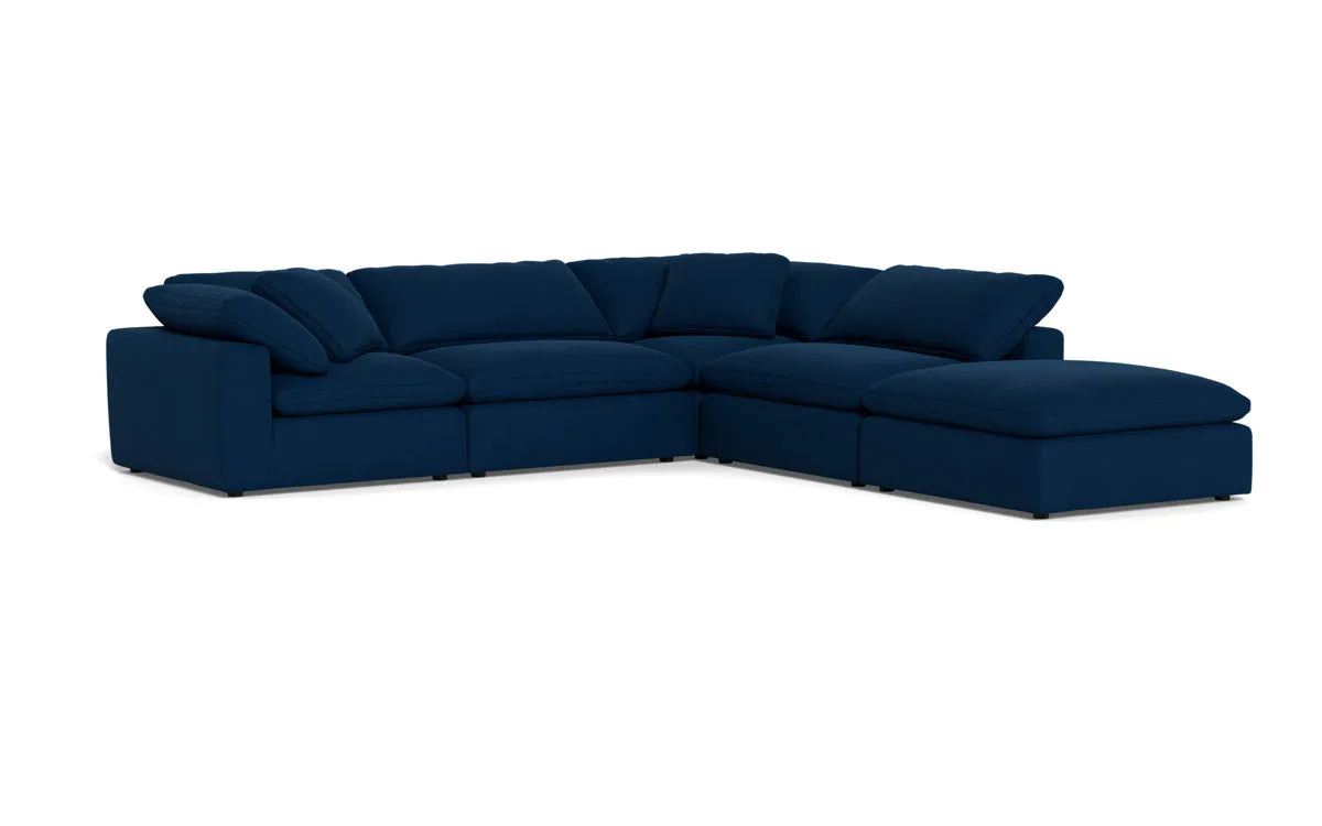 Fluffy 4 Piece Sectional w/Otto