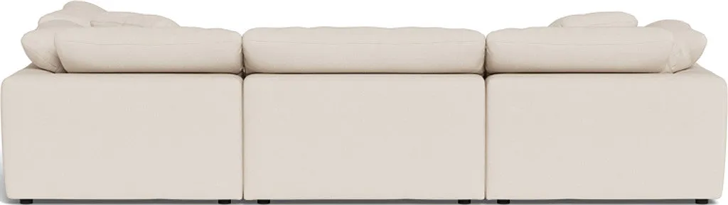Fluffy 4 Piece Sectional w/Otto