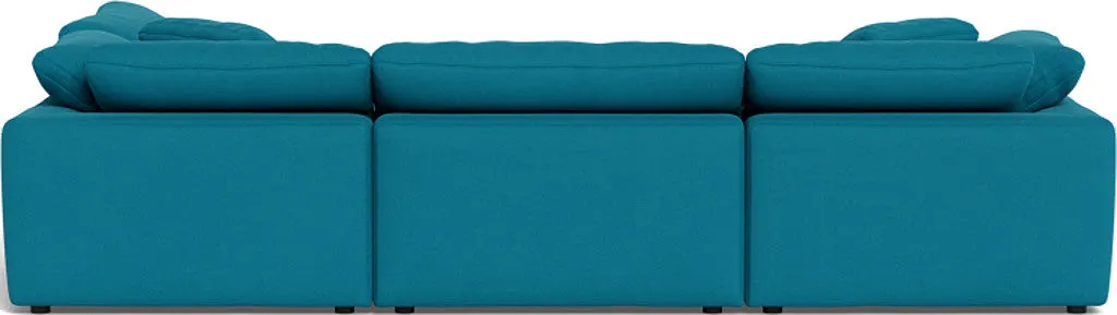 Fluffy 4 Piece Sectional w/Otto
