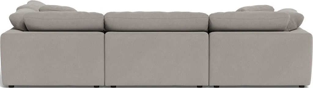 Fluffy 4 Piece Sectional w/Otto