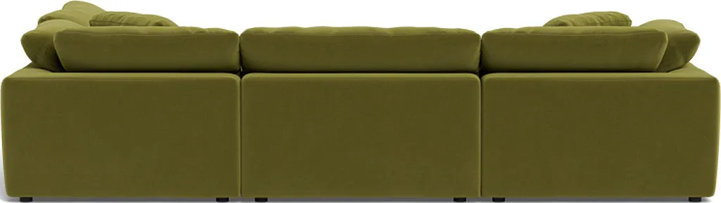 Fluffy 4 Piece Sectional w/Otto