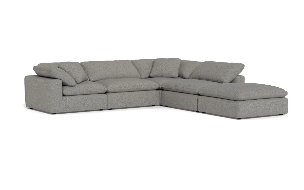 Fluffy 4 Piece Sectional w/Otto
