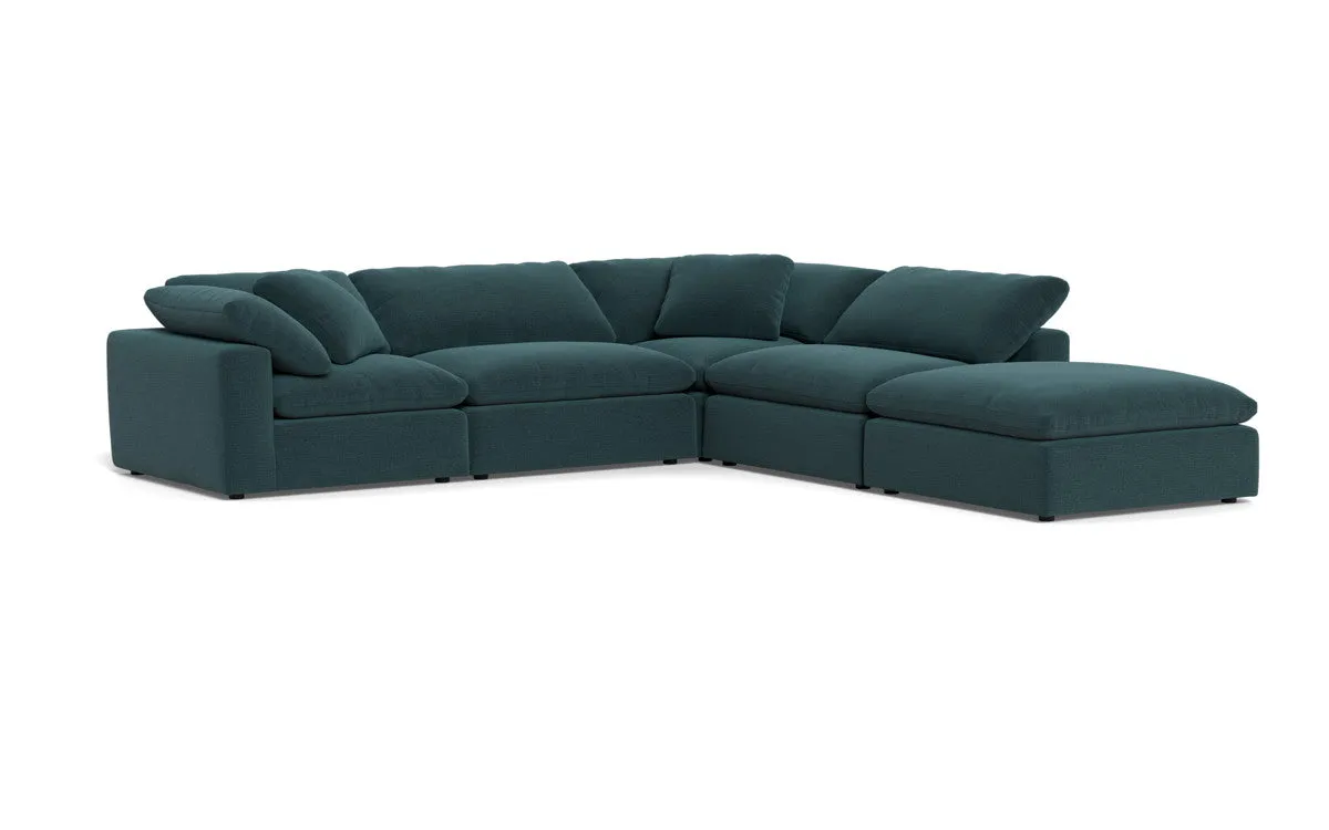 Fluffy 4 Piece Sectional w/Otto