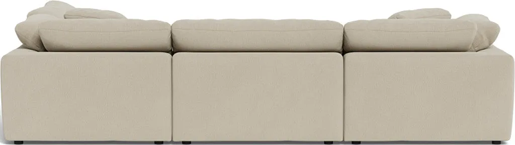 Fluffy 4 Piece Sectional w/Otto