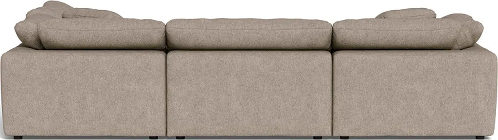 Fluffy 4 Piece Sectional w/Otto