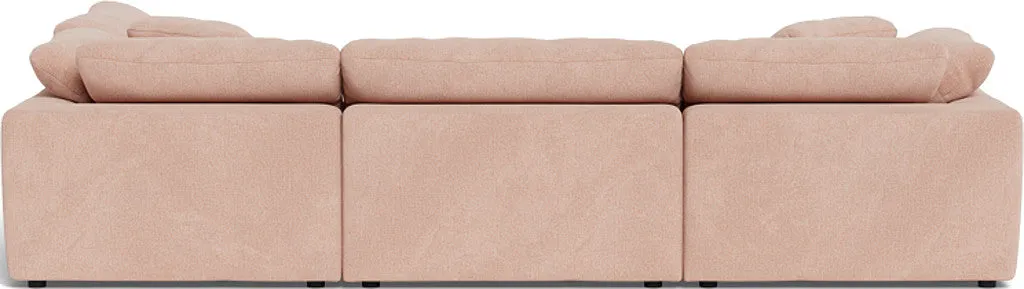 Fluffy 4 Piece Sectional w/Otto