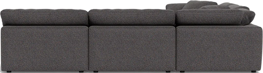 Fluffy 5 Piece Sectional W/Ottoman