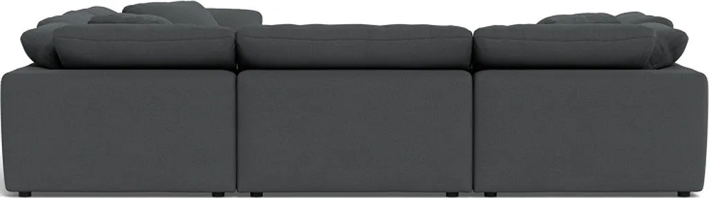 Fluffy 6 Piece Sectional W/Ottoman