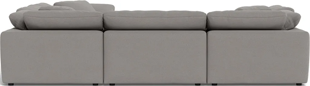 Fluffy 6 Piece Sectional W/Ottoman