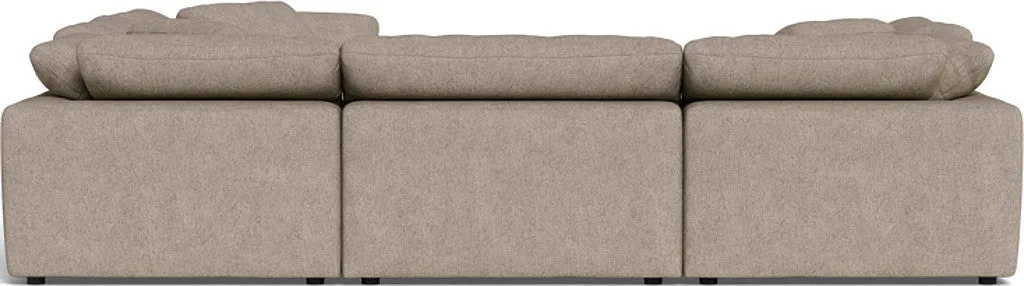 Fluffy 6 Piece Sectional W/Ottoman