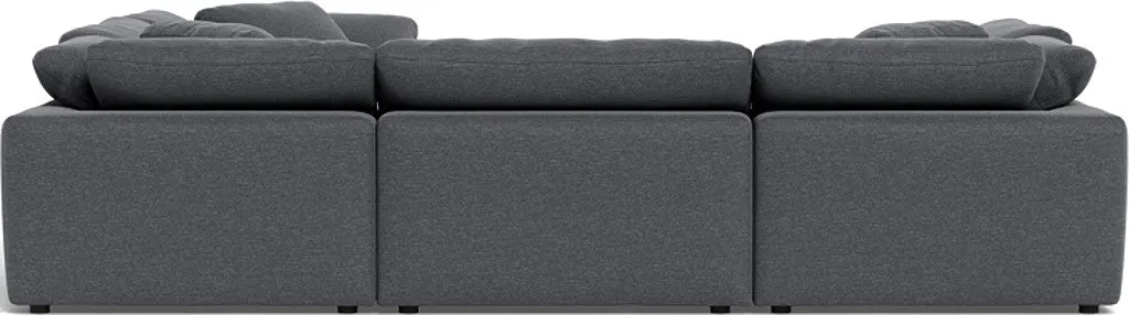 Fluffy 6 Piece Sectional W/Ottoman