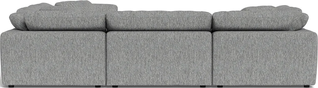Fluffy 6 Piece Sectional W/Ottoman