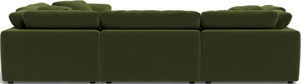 Fluffy 6 Piece Sectional W/Ottoman