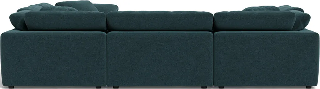 Fluffy 6 Piece Sectional W/Ottoman