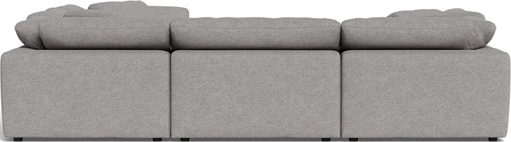Fluffy 6 Piece Sectional W/Ottoman