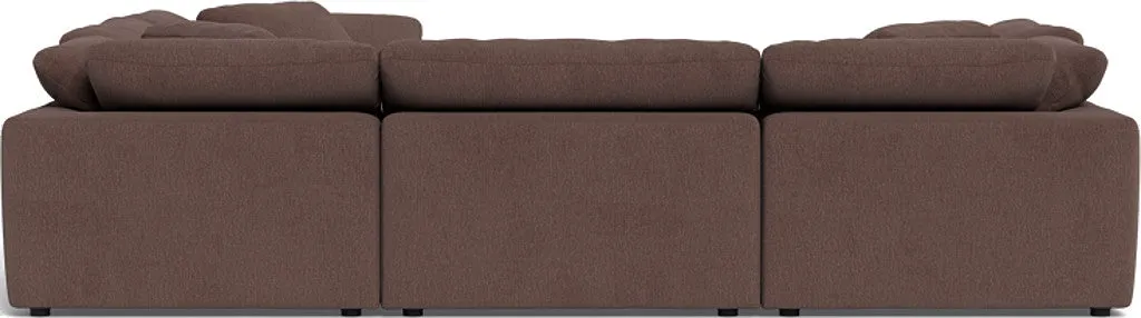 Fluffy 6 Piece Sectional W/Ottoman