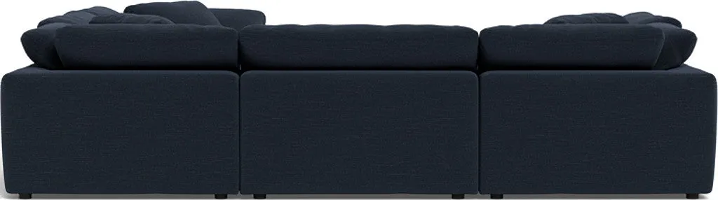 Fluffy 6 Piece Sectional W/Ottoman