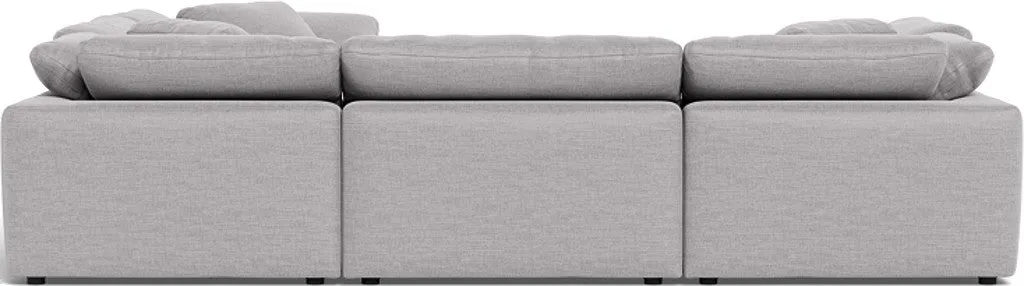 Fluffy 6 Piece Sectional W/Ottoman