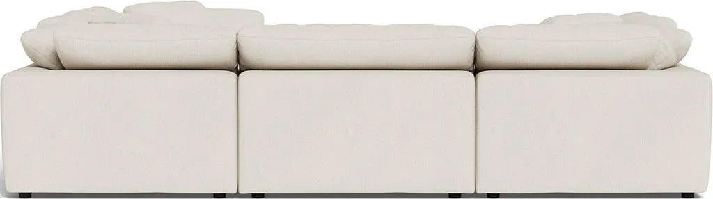 Fluffy 6 Piece Sectional W/Ottoman