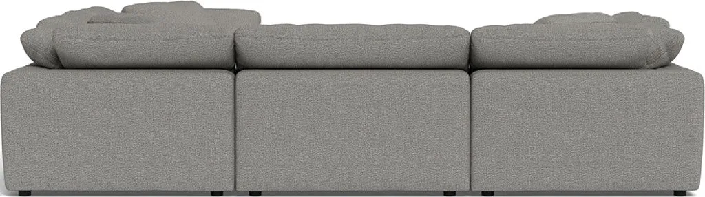 Fluffy 6 Piece Sectional W/Ottoman