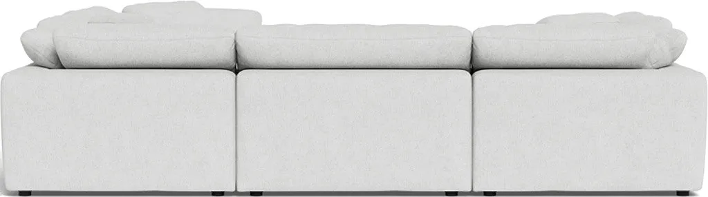 Fluffy 6 Piece Sectional W/Ottoman