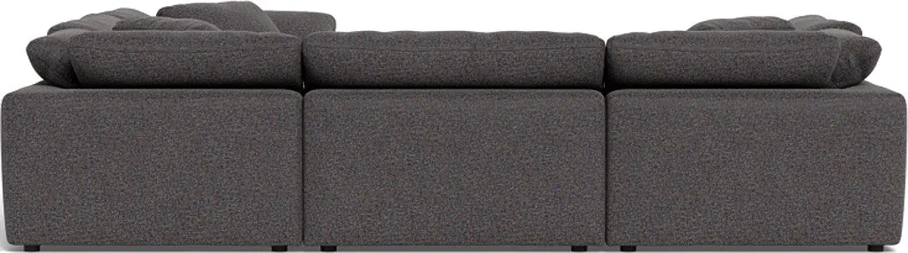 Fluffy 6 Piece Sectional W/Ottoman