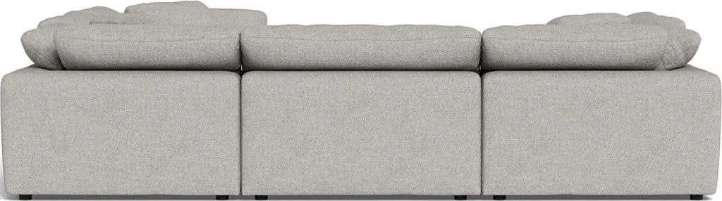 Fluffy 6 Piece Sectional W/Ottoman