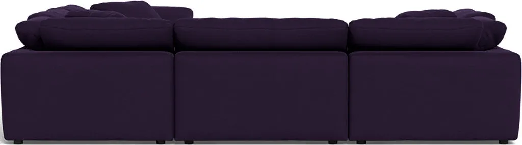 Fluffy 6 Piece Sectional W/Ottoman