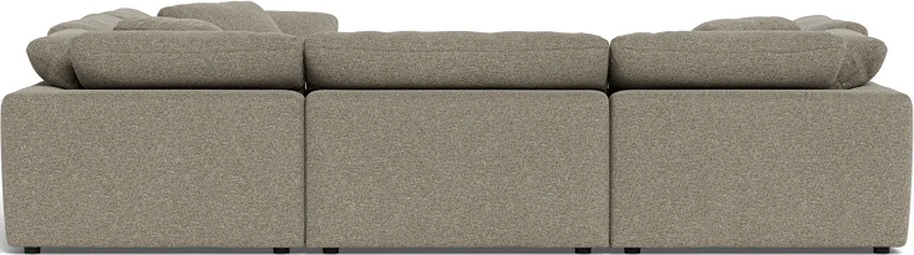 Fluffy 6 Piece Sectional W/Ottoman