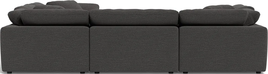 Fluffy 6 Piece Sectional W/Ottoman