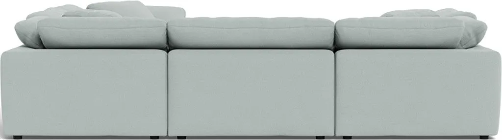 Fluffy 6 Piece Sectional W/Ottoman