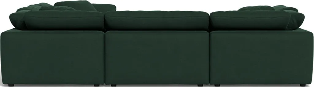 Fluffy 6 Piece Sectional W/Ottoman