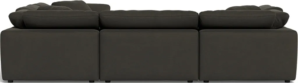 Fluffy 6 Piece Sectional W/Ottoman
