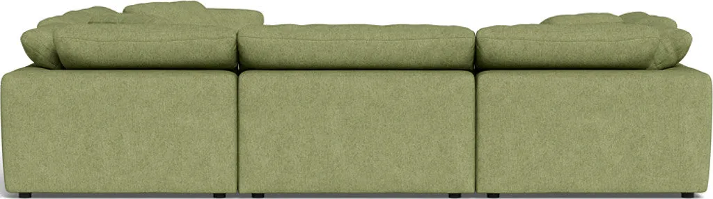 Fluffy 6 Piece Sectional W/Ottoman
