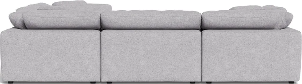 Fluffy 6 Piece Sectional W/Ottoman